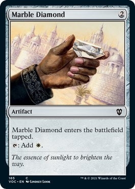 Marble Diamond (165) [Commander: Innistrad: Crimson Vow]