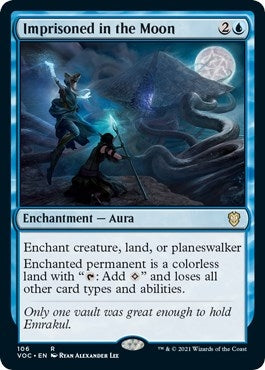 Image for Imprisoned in the Moon (106) [Innistrad: Crimson Vow] - Magic: The Gathering
