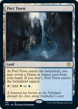 Image for Port Town (178) [Innistrad: Crimson Vow] - Magic: The Gathering