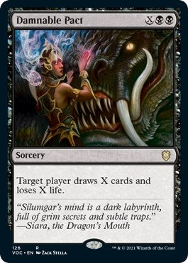 Image for Damnable Pact (126) [Innistrad: Crimson Vow] - Magic: The Gathering