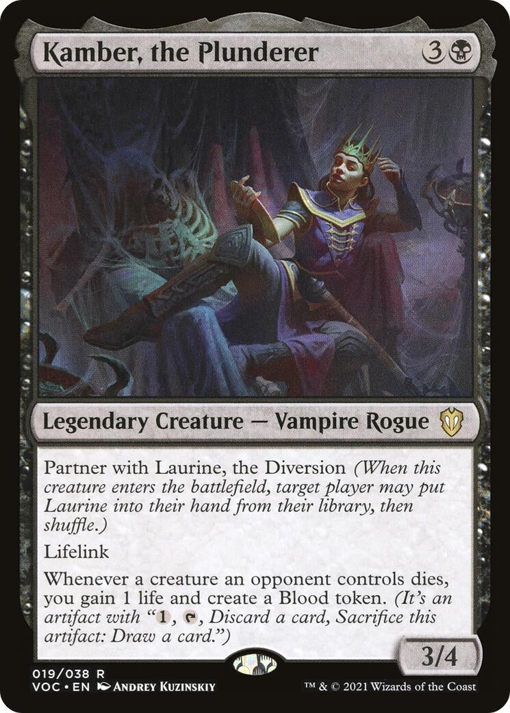 Image for Kamber, the Plunderer (19) [Innistrad: Crimson Vow] - Magic: The Gathering
