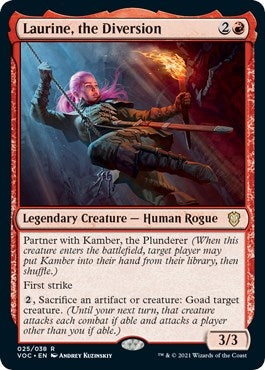 Image for Laurine, the Diversion (25) [Innistrad: Crimson Vow] - Magic: The Gathering