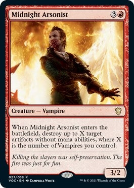 Image for Midnight Arsonist (27) [Innistrad: Crimson Vow] - Magic: The Gathering