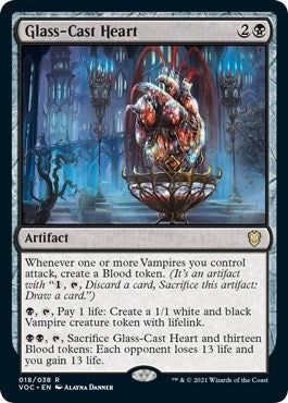 Image for Glass-Cast Heart (18) [Innistrad: Crimson Vow] - Magic: The Gathering