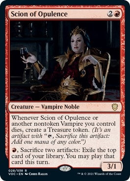 Image for Scion of Opulence (28) [Innistrad: Crimson Vow] - Magic: The Gathering