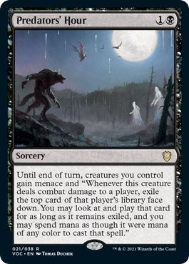 Image for Predators' Hour (21) [Innistrad: Crimson Vow] - Magic: The Gathering