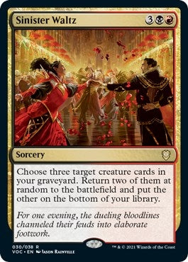 Image for Sinister Waltz (30) [Innistrad: Crimson Vow] - Magic: The Gathering