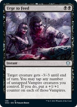 Image for Urge to Feed (139) [Innistrad: Crimson Vow] - Magic: The Gathering