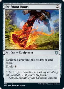 Image for Swiftfoot Boots (169) [Innistrad: Crimson Vow] - Magic: The Gathering