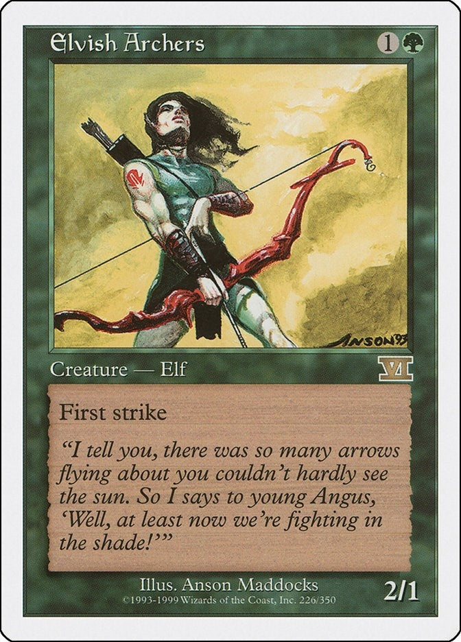 Image for Elvish Archers (226) [Classic Sixth Edition] - Magic: The Gathering