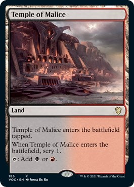 Image for Temple of Malice (186) [Innistrad: Crimson Vow] - Magic: The Gathering