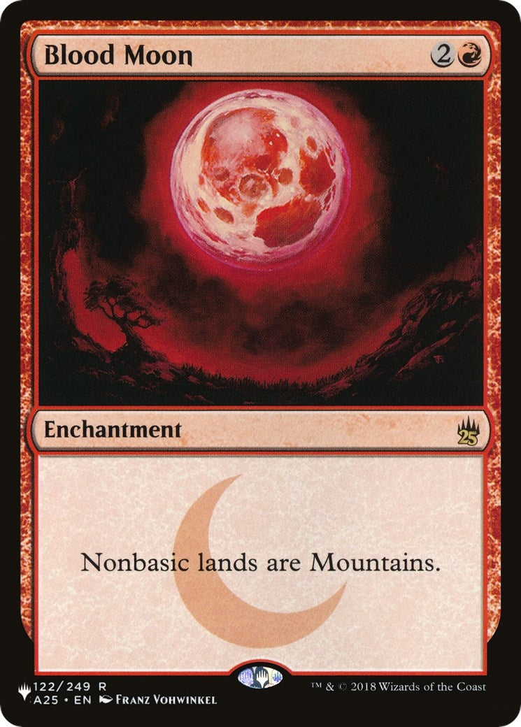 Image for Blood Moon (122/249) [The List Reprints] - Magic: The Gathering