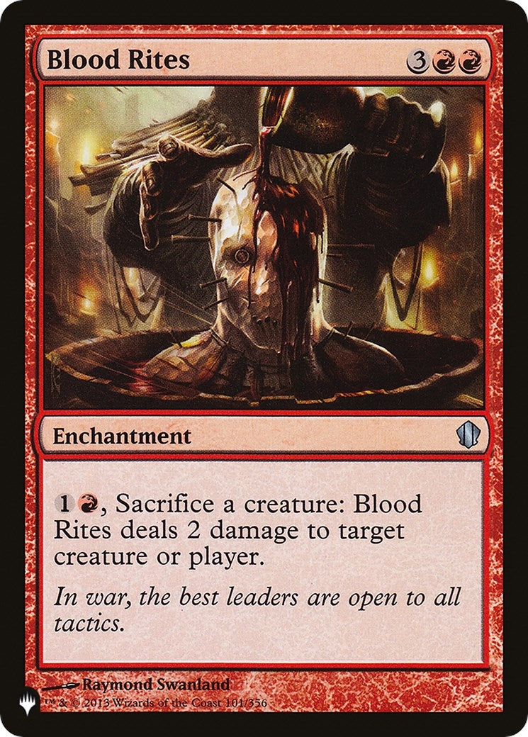 Image for Blood Rites (101/356) [The List Reprints] - Magic: The Gathering