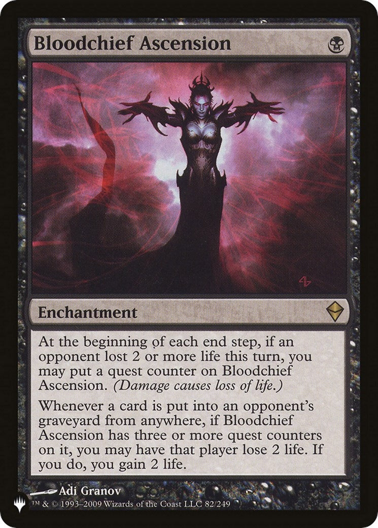 Image for Bloodchief Ascension (82/249) [The List Reprints] - Magic: The Gathering