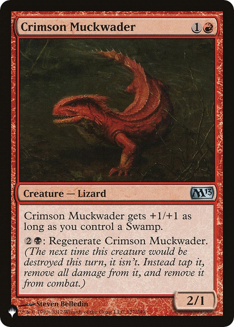 Image for Crimson Muckwader (127/249) [The List Reprints] - Magic: The Gathering