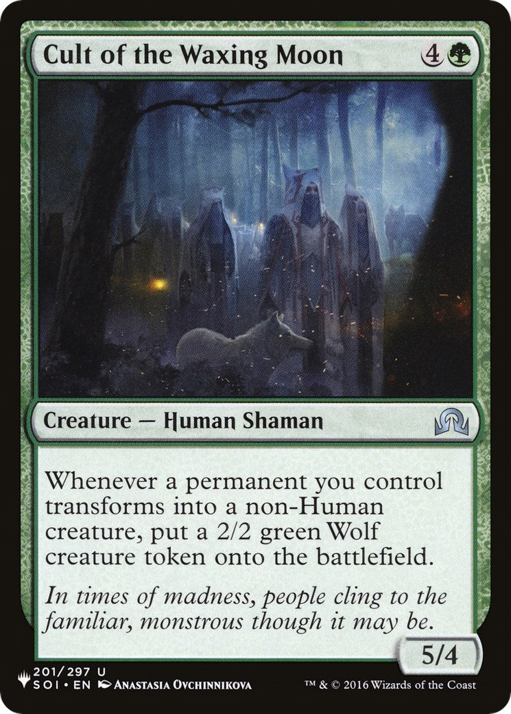 Image for Cult of the Waxing Moon (201/297) [The List Reprints] - Magic: The Gathering