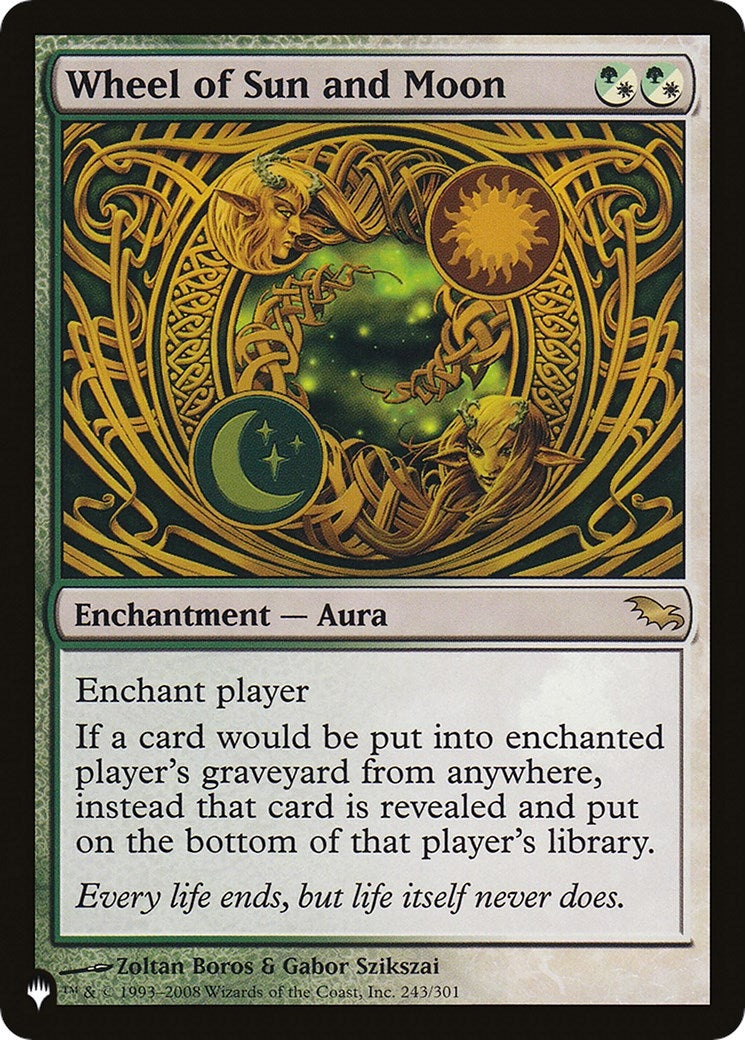 Image for Wheel of Sun and Moon (243/301) [The List Reprints] - Magic: The Gathering