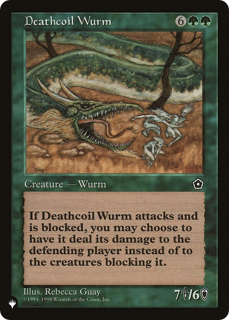 Image for Deathcoil Wurm [The List Reprints] - Magic: The Gathering