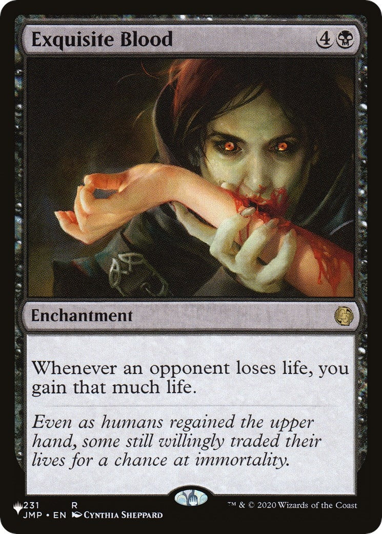 Image for Exquisite Blood (231/078) [The List Reprints] - Magic: The Gathering