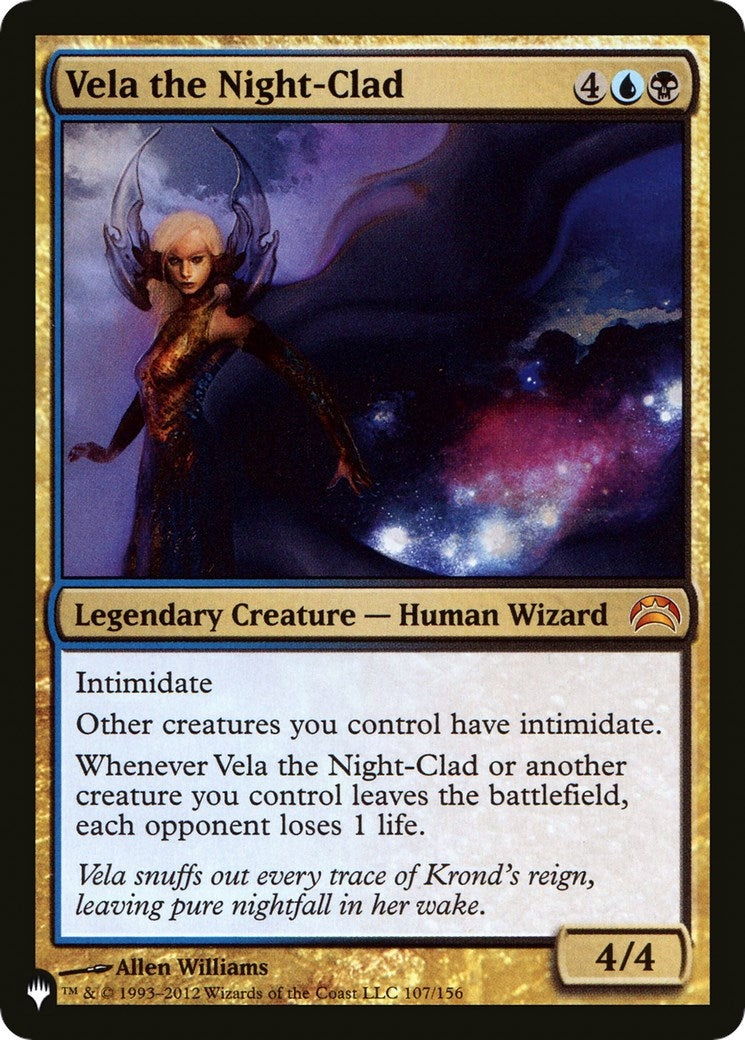 Image for Vela the Night-Clad (107/156) [The List Reprints] - Magic: The Gathering
