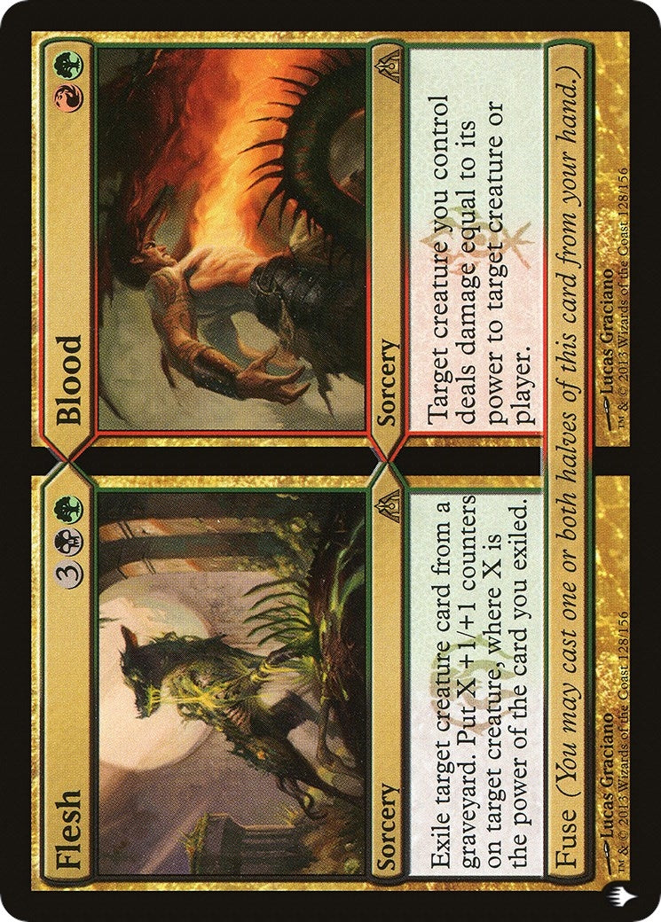 Image for Flesh // Blood (128/156) [The List Reprints] - Magic: The Gathering