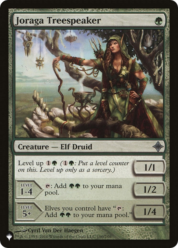 Image for Joraga Treespeaker (190/248) [The List Reprints] - Magic: The Gathering