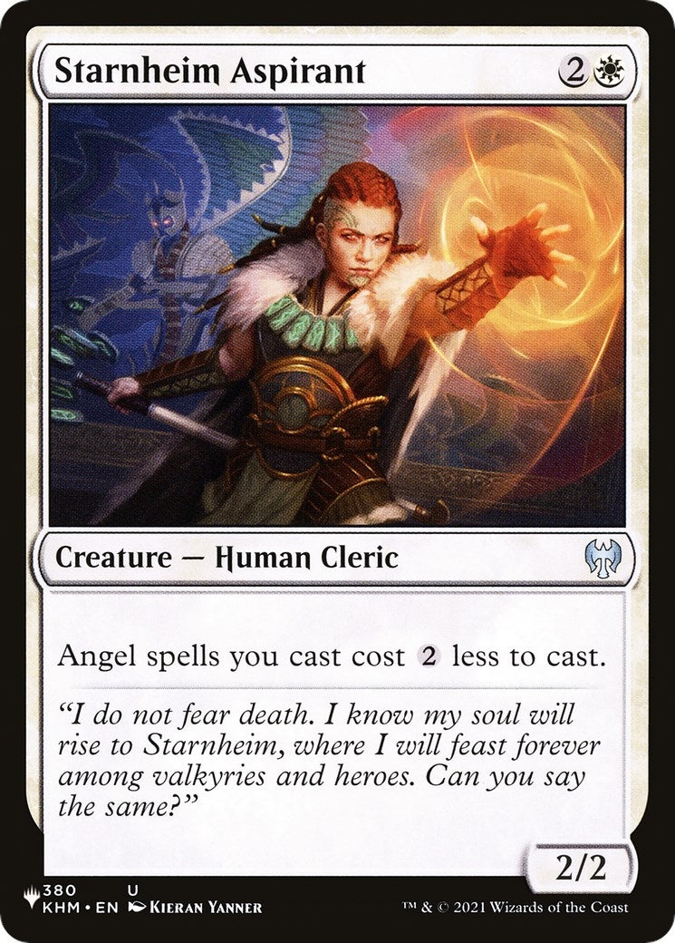 Image for Starnheim Aspirant (380/285) [The List Reprints] - Magic: The Gathering