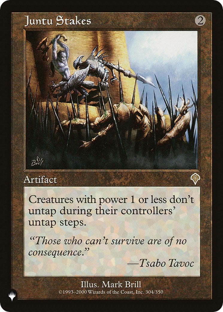 Image for Juntu Stakes (304/350) [The List Reprints] - Magic: The Gathering