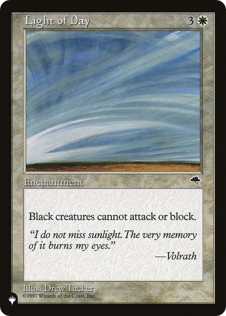 Image for Light of Day [The List Reprints] - Magic: The Gathering