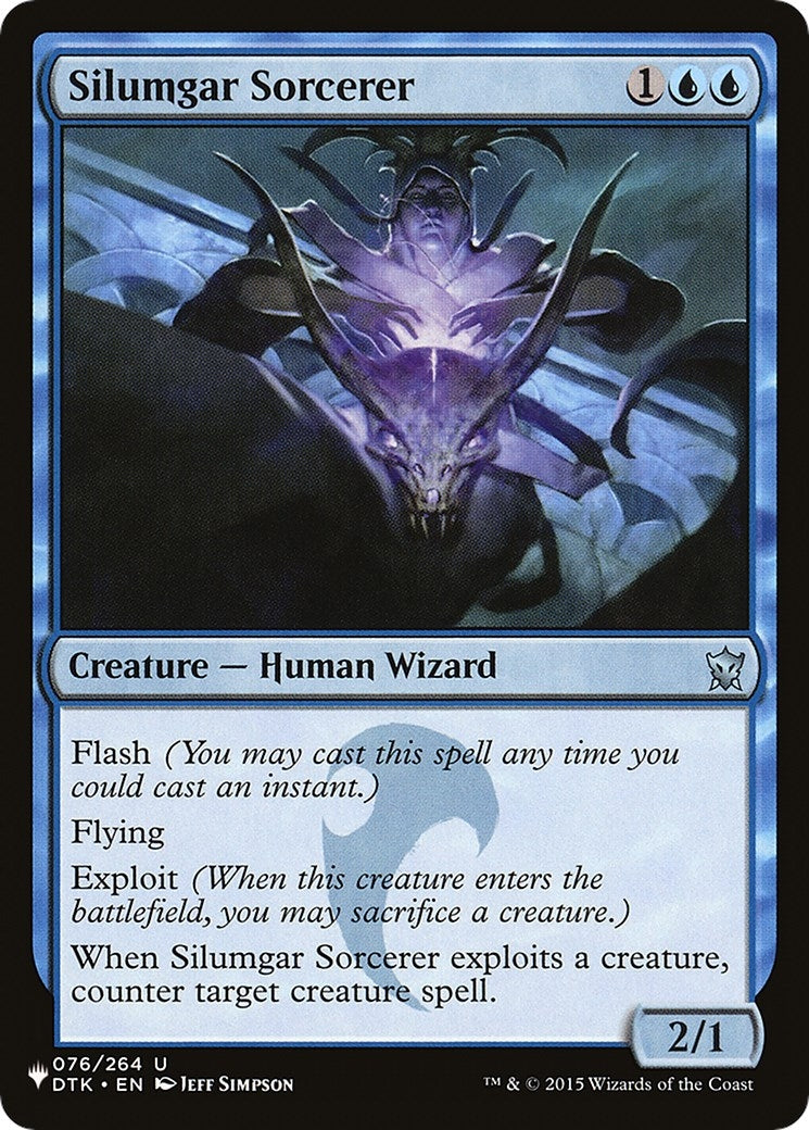 Image for Silumgar Sorcerer (076/264) [The List Reprints] - Magic: The Gathering