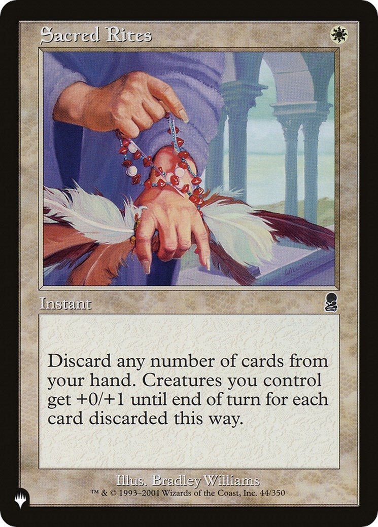 Image for Sacred Rites (44/350) [The List Reprints] - Magic: The Gathering