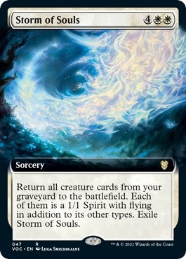 Image for Storm of Souls (Extended Art) (47) [Innistrad: Crimson Vow] - Magic: The Gathering