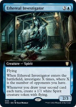 Image for Ethereal Investigator (Extended Art) (50) [Innistrad: Crimson Vow] - Magic: The Gathering