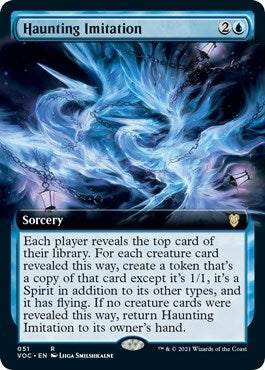 Haunting Imitation (Extended Art) (51) [Commander: Innistrad: Crimson Vow]