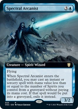 Image for Spectral Arcanist (Extended Art) (53) [Innistrad: Crimson Vow] - Magic: The Gathering