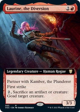 Image for Laurine, the Diversion (Extended Art) (63) [Innistrad: Crimson Vow] - Magic: The Gathering