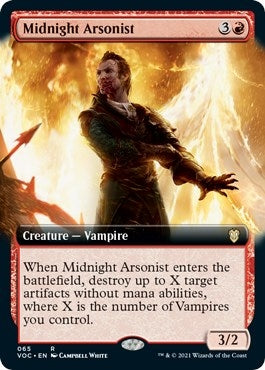 Image for Midnight Arsonist (Extended Art) (65) [Innistrad: Crimson Vow] - Magic: The Gathering