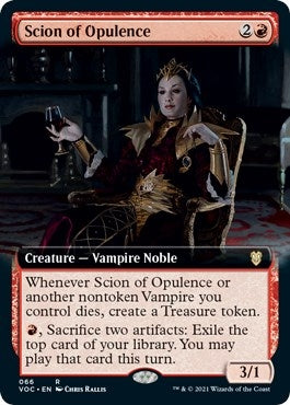 Image for Scion of Opulence (Extended Art) (66) [Innistrad: Crimson Vow] - Magic: The Gathering