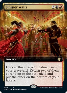Image for Sinister Waltz (Extended Art) (68) [Innistrad: Crimson Vow] - Magic: The Gathering