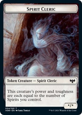 Image for Spirit Cleric Token (4) [Innistrad: Crimson Vow] - Magic: The Gathering