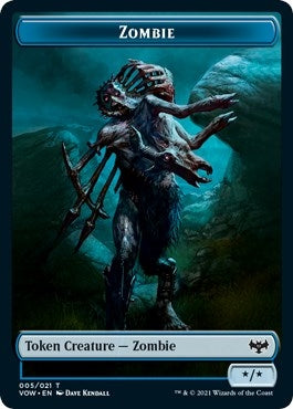 Image for Zombie Token (005) (5) [Innistrad: Crimson Vow] - Magic: The Gathering