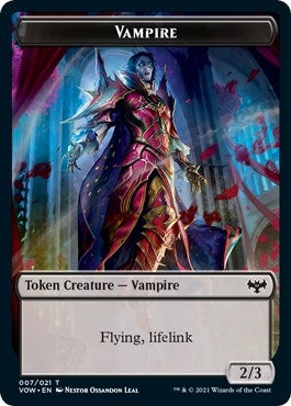 Image for Vampire Token (007) (7) [Innistrad: Crimson Vow] - Magic: The Gathering