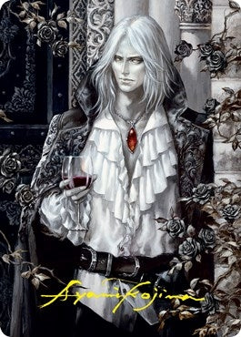 Image for Sorin the Mirthless (2/81) Art Card (Gold-Stamped Signature) (2) [Innistrad: Crimson Vow] - Magic: The Gathering