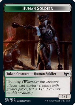 Image for Human Soldier Token (15) [Innistrad: Crimson Vow] - Magic: The Gathering