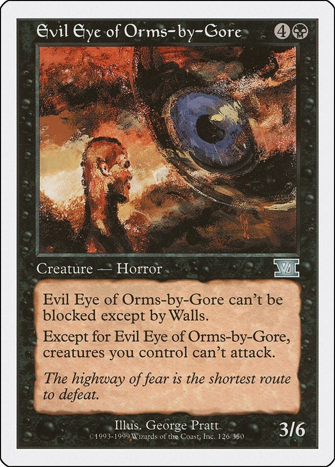 Image for Evil Eye of Orms-by-Gore (126) [Classic Sixth Edition] - Magic: The Gathering
