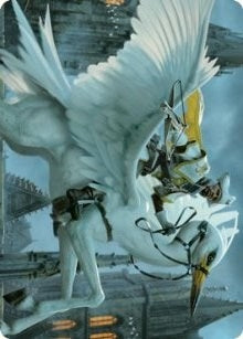 Image for Gryff Rider Art Card (10) [Innistrad: Crimson Vow] - Magic: The Gathering