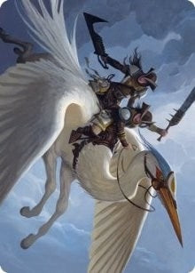 Image for Gryffwing Cavalry Art Card (11) [Innistrad: Crimson Vow] - Magic: The Gathering