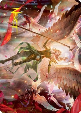 Image for Sigarda's Summons Art Card (Gold-Stamped Signature) (17) [Innistrad: Crimson Vow] - Magic: The Gathering