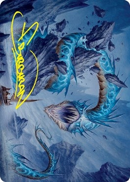 Image for Biolume Serpent Art Card (Gold-Stamped Signature) (20) [Innistrad: Crimson Vow] - Magic: The Gathering