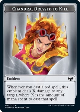 Image for Emblem - Chandra, Dressed to Kill (20) [Innistrad: Crimson Vow] - Magic: The Gathering